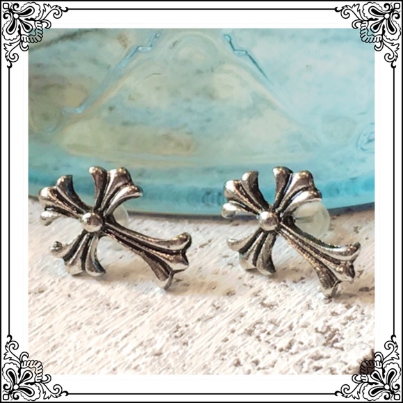 Cross Earrings - Picture 3 of 3